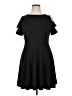 Meaneor Solid Black Cocktail Dress Size XL - photo 1