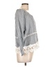 Young Essence Gray 3/4 Sleeve Blouse Size L - photo 4