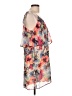 Honey Punch 100% Polyester Print Orange Cocktail Dress Size L - photo 4