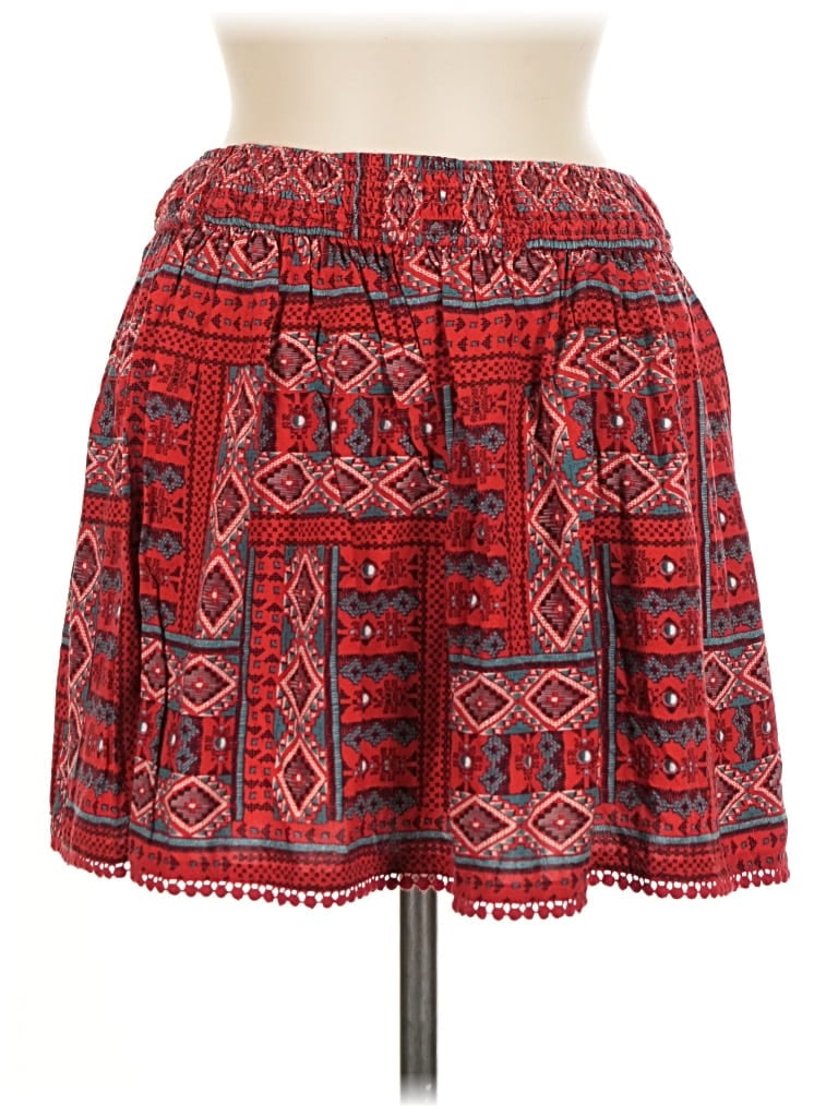 Pre-owned Hollister Casual Skirt In Red