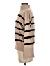 Vila Milano Stripes Tan Turtleneck Sweater Size S - photo 5