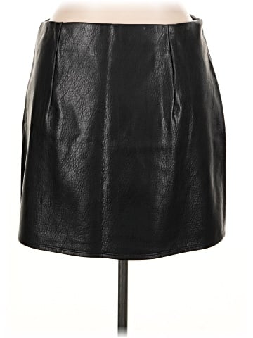 Old Navy Faux Leather Skirt (view 2)