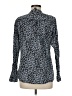 Forever 21 100% Cotton Animal Print Gray Long Sleeve Blouse Size 8 - photo 2