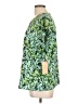 Halogen 100% Polyester Green Short Sleeve Blouse Size L - photo 5