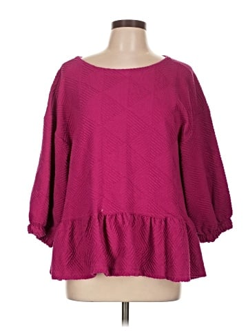 Maeve by Anthropologie 3/4 Sleeve Blouse (view 1)