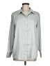 Lands' End 100% Polyester Silver Long Sleeve Blouse Size 8 - photo 1