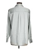 Lands' End 100% Polyester Silver Long Sleeve Blouse Size 8 - photo 2