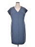 Brass 100% Polyester Solid Gray Casual Dress Size 1X - photo 1