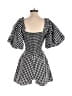 Self Contrast Checkered-gingham Black Romper Size XS - photo 2