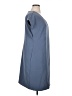 Brass 100% Polyester Solid Gray Casual Dress Size 1X - photo 4