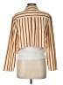 Style Rack Stripes Orange 3/4 Sleeve Blouse Size L - photo 2