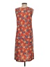 Unbranded Paisley Orange Casual Dress Size S (estimated) - photo 2