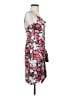 Cinq à Sept 100% Polyester Floral Pink Cocktail Dress Size 2 - photo 4