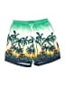 INC International Concepts 100% Polyester Tropical Green Board Shorts Size S - photo 1