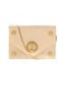 Assorted Brands 100% Leather Solid Gold Ivory Leather Clutch One size - photo 1