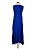 Apt. 9 Solid Blue Casual Dress Size S (petite) - photo 2