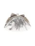 Kate Landry Metallic Solid Silver Clutch One size - photo 3