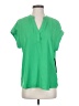 Cynthia Steffe 100% Polyester Green Short Sleeve Blouse Size S - photo 1