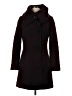 Cole Haan Burgundy Wool Coat Size 2 - photo 1