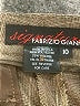 Fabrizio Gianni Houndstooth Brown Dress Pants Size 10 - photo 7