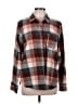 Universal Thread Plaid Brown Long Sleeve Button-Down Shirt Size L - photo 1