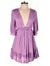 Mustard Seed 100% Rayon Purple Romper Size S - photo 1