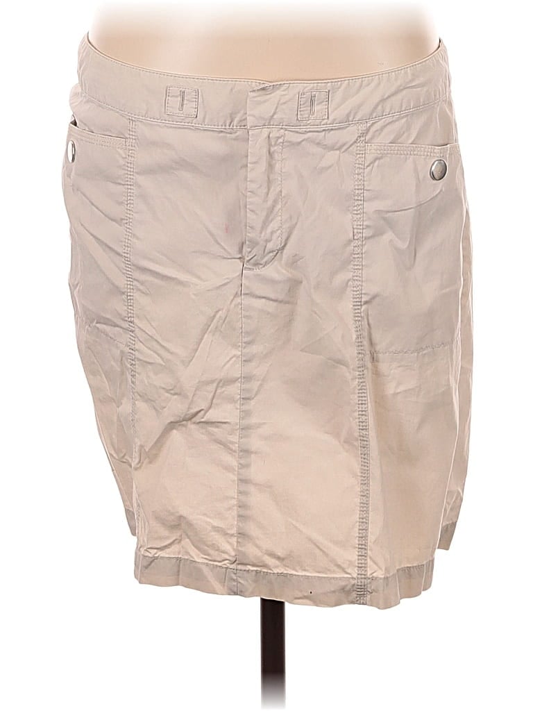 Pre-owned Eddie Bauer Casual Skirt In Tan