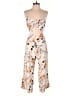 Saltwater LUXE Graphic Ivory Jumpsuit Size S - photo 1