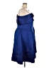 Alex Evenings 100% Polyester Blue Cocktail Dress Size 18 - photo 4
