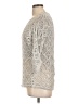 Chico's Silver 3/4 Sleeve Top Size Lg (2) - photo 5