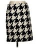 Worthington Houndstooth Black Casual Skirt Size S (petite) - photo 1