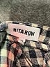 Rita Row Checkered-gingham Gray Casual Pants Size XS - photo 7