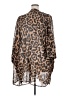Heimish U.S.A 100% Polyester Animal Print Brown Kimono Size 2X - 3X - photo 2