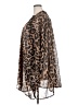 Heimish U.S.A 100% Polyester Animal Print Brown Kimono Size 2X - 3X - photo 5