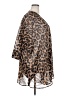 Heimish U.S.A 100% Polyester Animal Print Brown Kimono Size 2X - 3X - photo 4
