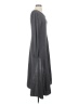 Peruvian Connection Solid Gray Casual Dress Size S - photo 4