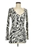 Velvet Silver Long Sleeve Top Size S - photo 1
