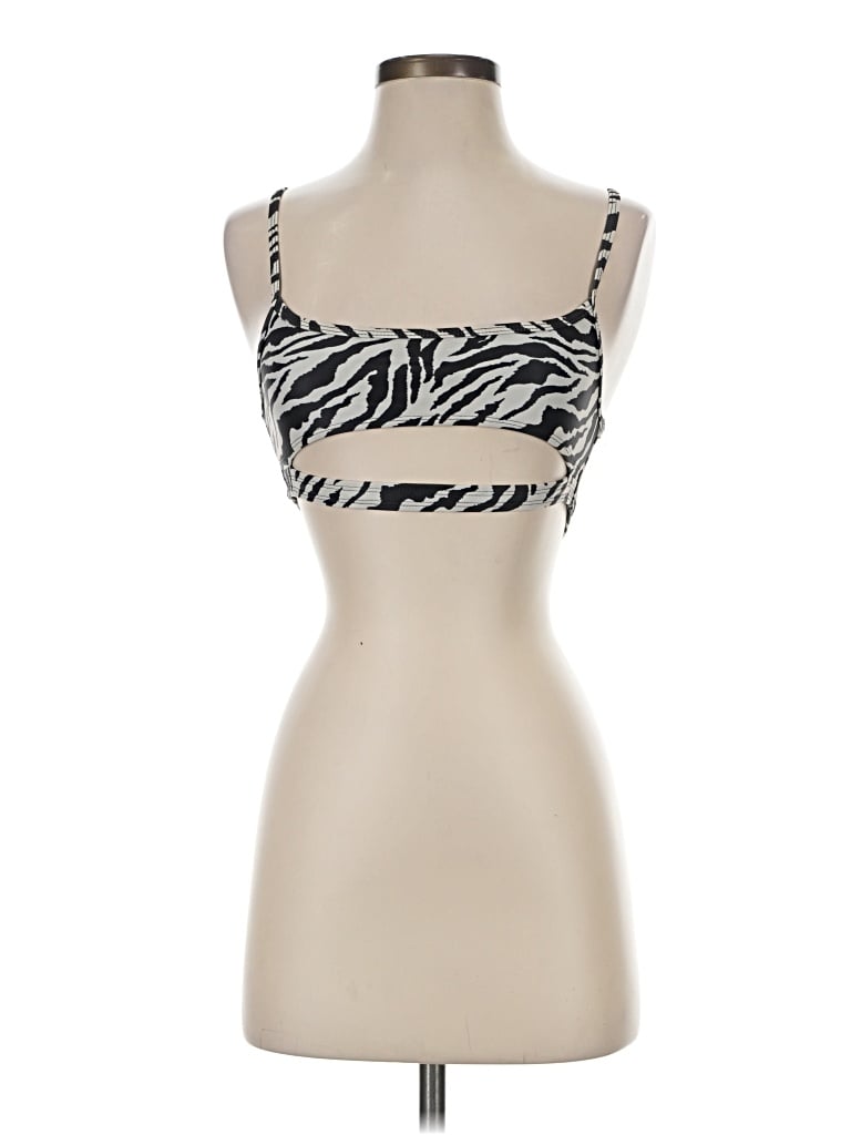 Pre-owned Motel Tank Top Ivory Strapless Neckline Tops