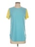 Lands' End Color Block Teal Active T-Shirt Size S - photo 1