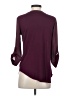 BCX 100% Polyester Burgundy 3/4 Sleeve Blouse Size S - photo 2