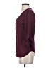 BCX 100% Polyester Burgundy 3/4 Sleeve Blouse Size S - photo 5