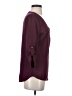 BCX 100% Polyester Burgundy 3/4 Sleeve Blouse Size S - photo 4