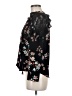 Lily White Black Long Sleeve Blouse Size M - photo 5