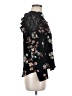 Lily White Black Long Sleeve Blouse Size M - photo 4