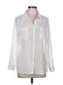 Studio Works 100% Polyester White Long Sleeve Blouse Size L - photo 1