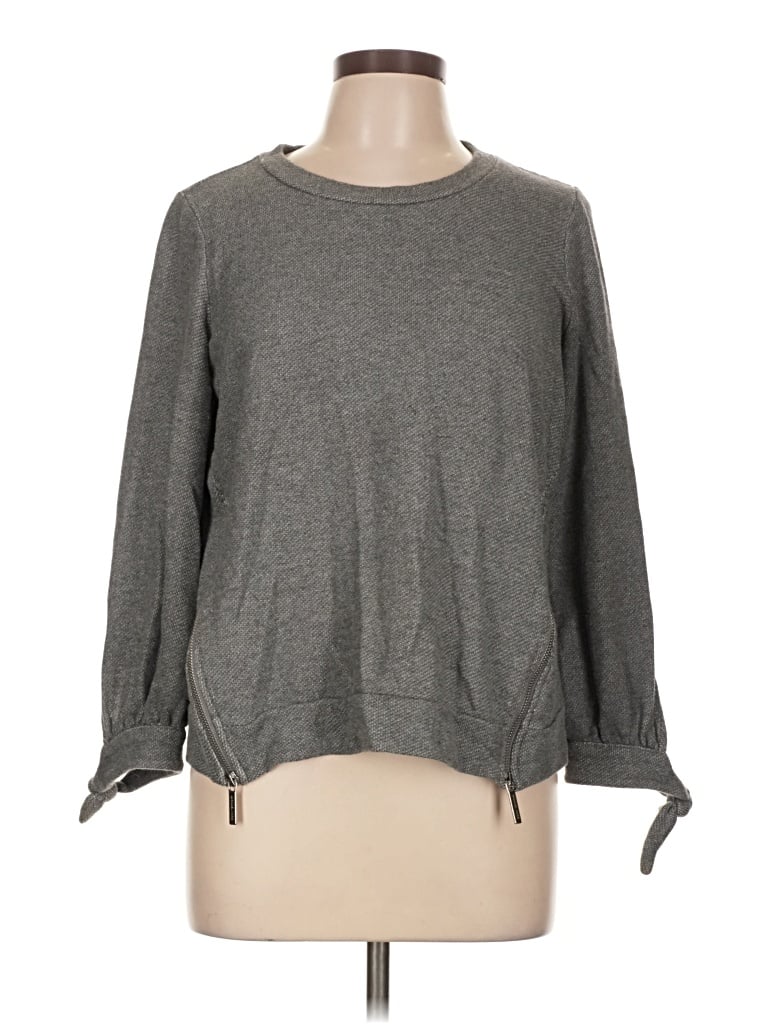 Pre-owned Michael Michael Kors Pullover Sweater In Gray