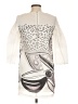 Lily 100% Polyester Graphic Ivory Cocktail Dress Size L (estimated) - photo 2