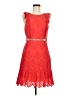 Sam Edelman 100% Cotton Red Cocktail Dress Size 6 - photo 1