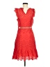 Sam Edelman 100% Cotton Red Cocktail Dress Size 6 - photo 2