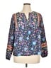 Unbranded Blue Long Sleeve Blouse Size XL - photo 1